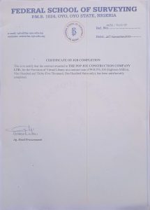 Fed School of Survey (Completion)